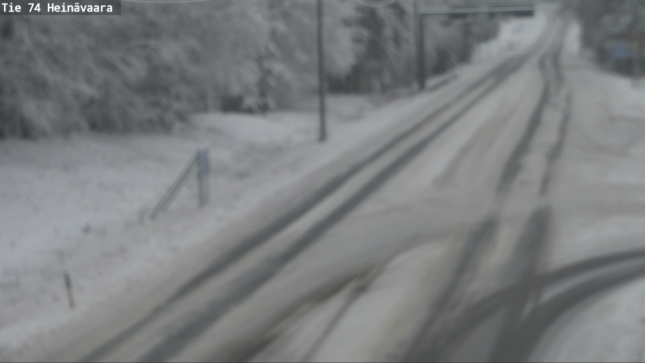 Weather Camera Image Väg 74 Åminne, Heinävaara, Joensuu, Pohjois-Karjala