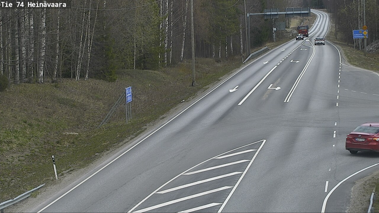 Kelikamerat Kuva Tie 74 Joensuu, Heinävaara, Joensuu, Pohjois-Karjala