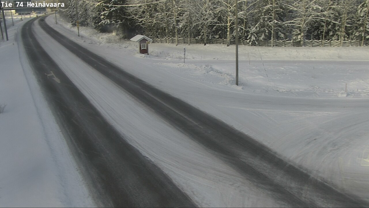 Weather Camera Image Väg 74 Åminne, Heinävaara, Joensuu, Pohjois-Karjala