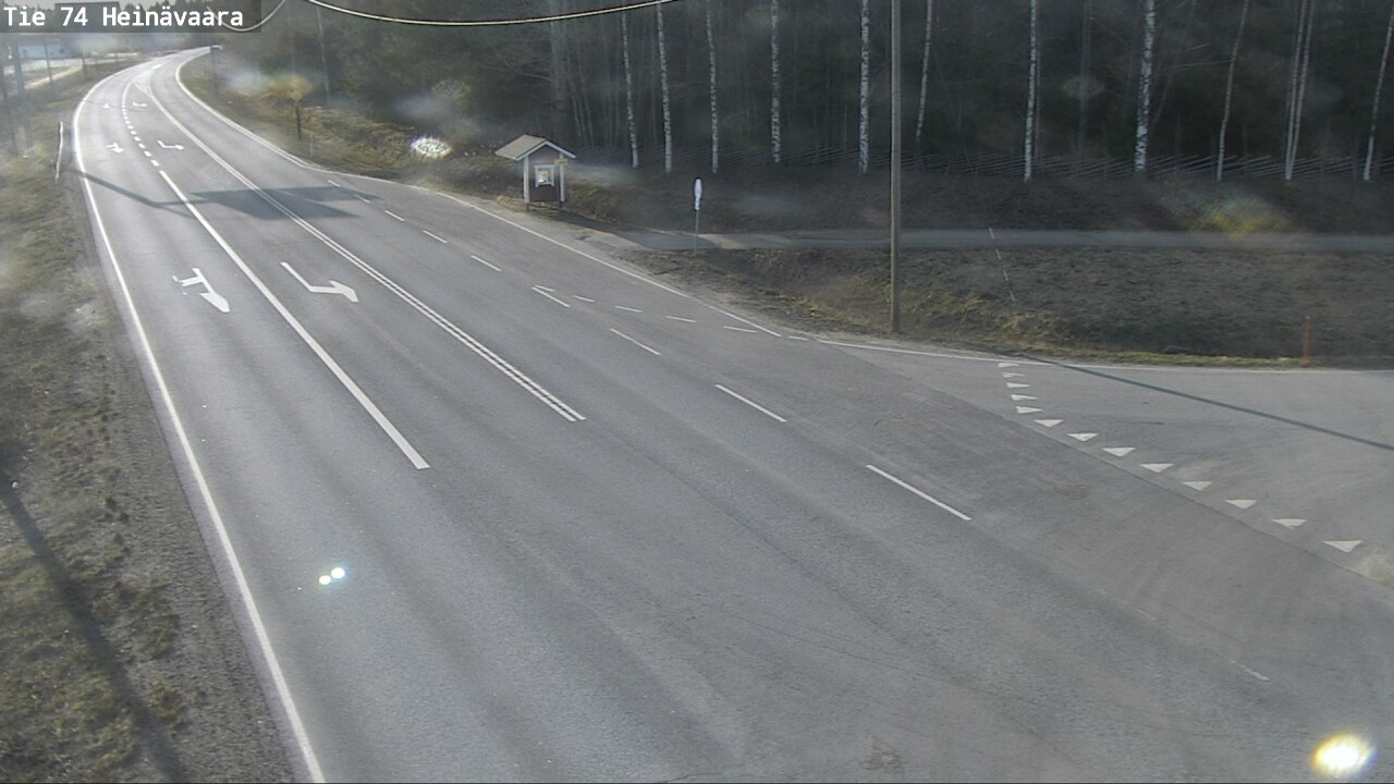 Weather Camera Image Väg 74 Åminne, Heinävaara, Joensuu, Pohjois-Karjala