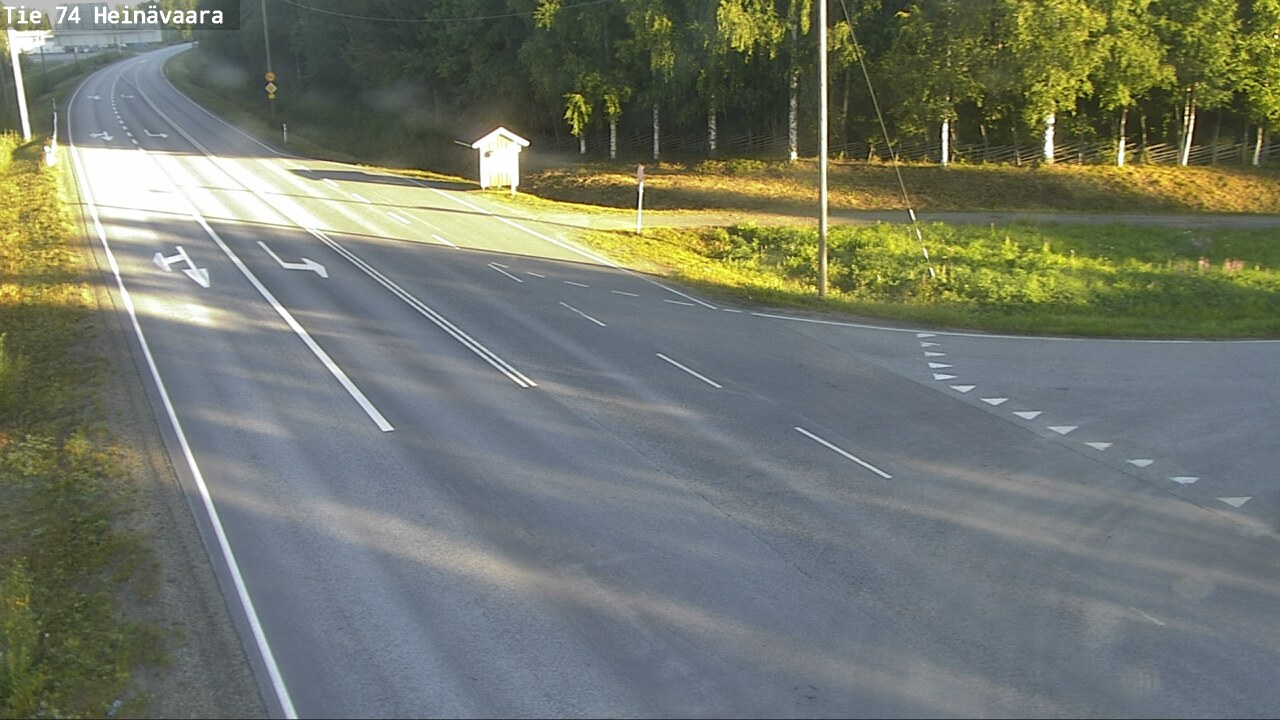 Weather Camera Image Väg 74 Åminne, Heinävaara, Joensuu, Pohjois-Karjala