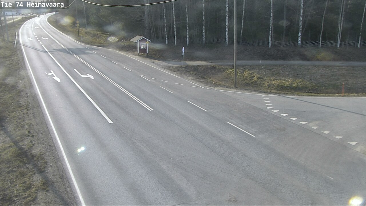 Weather Camera Image Väg 74 Åminne, Heinävaara, Joensuu, Pohjois-Karjala