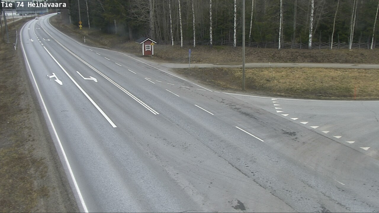 Weather Camera Image Väg 74 Åminne, Heinävaara, Joensuu, Pohjois-Karjala