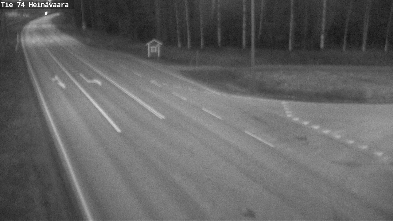 Weather Camera Image Road 74 Joensuu, Heinävaara, Joensuu, Pohjois-Karjala