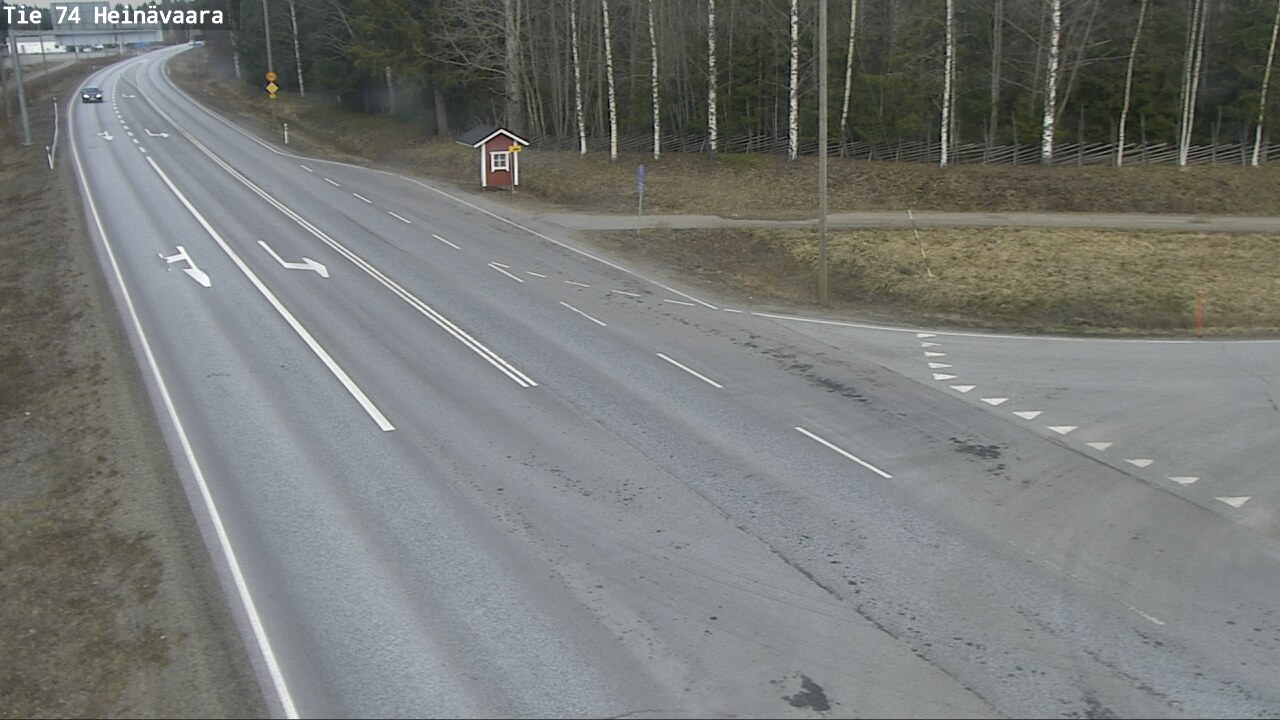 Weather Camera Image Väg 74 Åminne, Heinävaara, Joensuu, Pohjois-Karjala