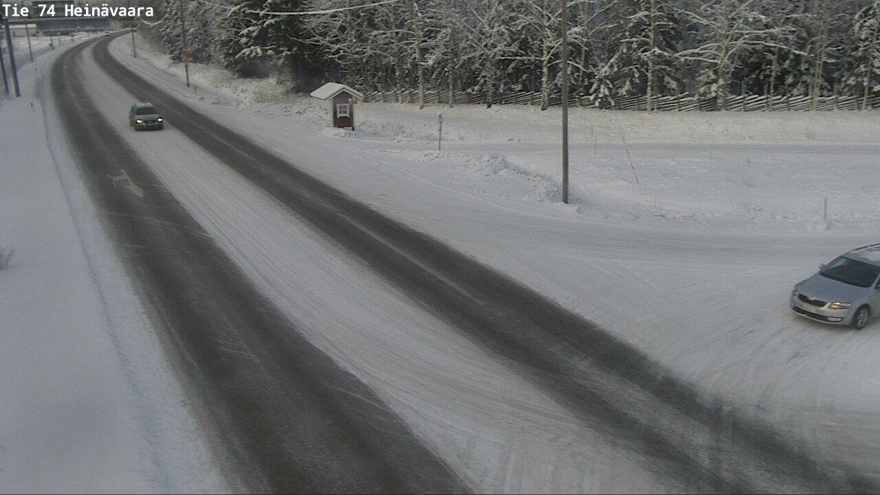Weather Camera Image Väg 74 Åminne, Heinävaara, Joensuu, Pohjois-Karjala