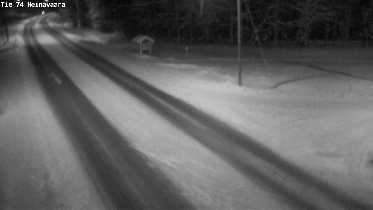 Weather Camera Image Väg 74 Åminne, Heinävaara, Joensuu, Pohjois-Karjala