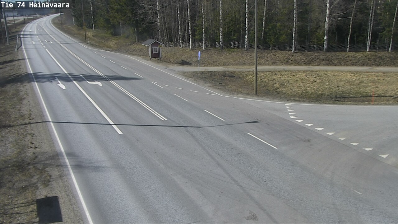 Weather Camera Image Väg 74 Åminne, Heinävaara, Joensuu, Pohjois-Karjala