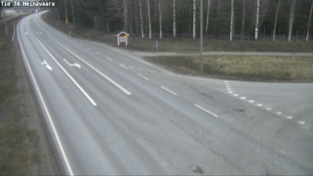 Weather Camera Image Road 74 Joensuu, Heinävaara, Joensuu, Pohjois-Karjala