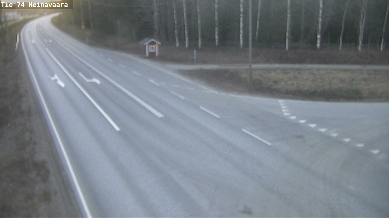 Weather Camera Image Väg 74 Åminne, Heinävaara, Joensuu, Pohjois-Karjala