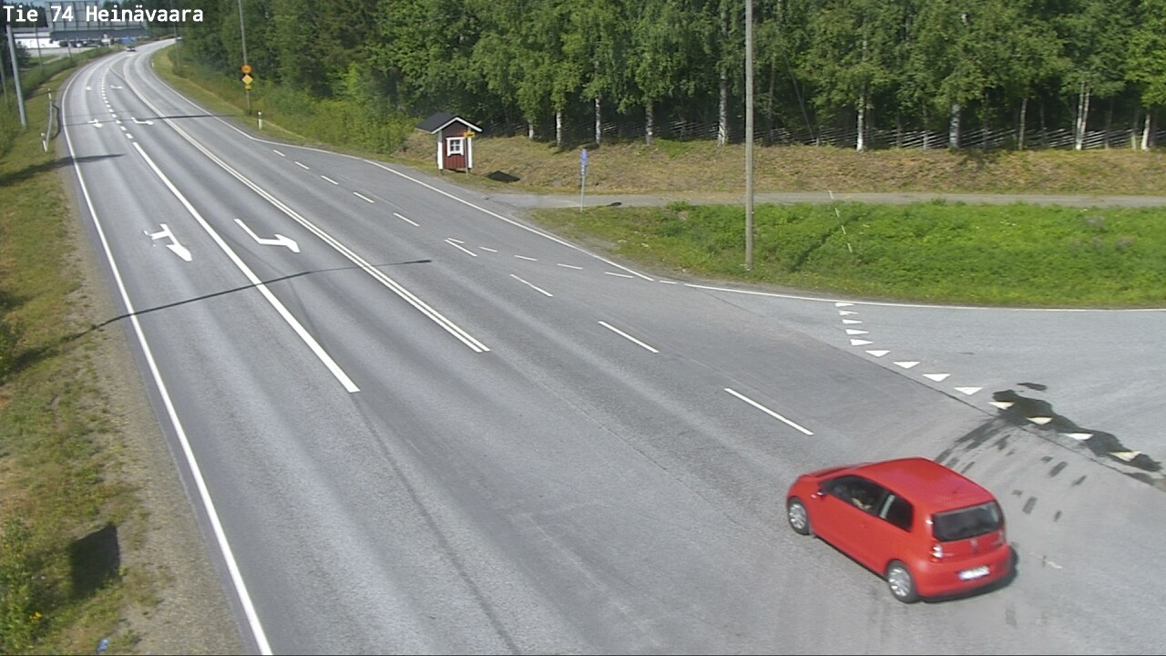 Kelikamerat Kuva Tie 74 Joensuu, Heinävaara, Joensuu, Pohjois-Karjala