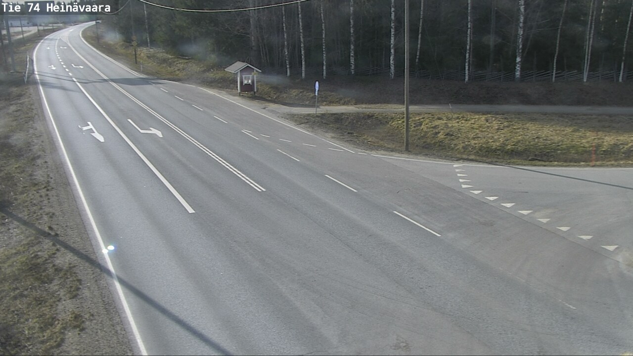 Weather Camera Image Väg 74 Åminne, Heinävaara, Joensuu, Pohjois-Karjala