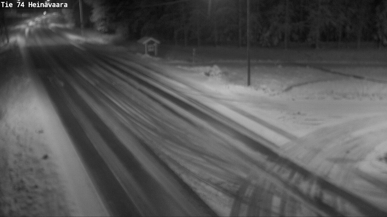 Weather Camera Image Väg 74 Åminne, Heinävaara, Joensuu, Pohjois-Karjala