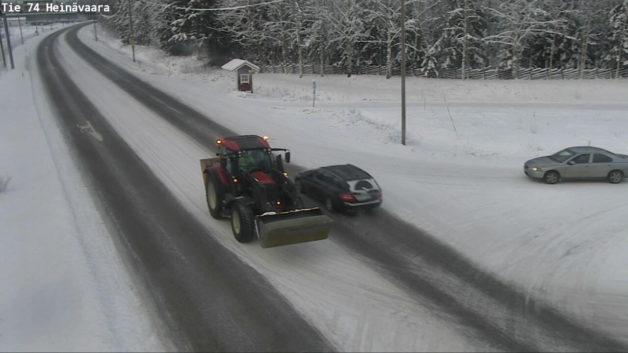 Weather Camera Image Väg 74 Åminne, Heinävaara, Joensuu, Pohjois-Karjala
