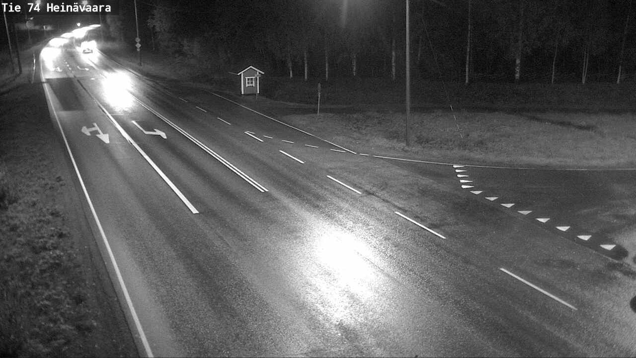 Weather Camera Image Road 74 Joensuu, Heinävaara, Joensuu, Pohjois-Karjala