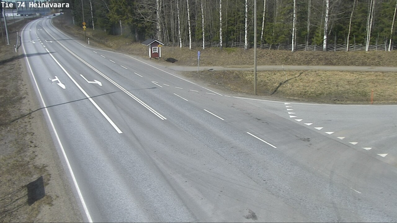 Weather Camera Image Väg 74 Åminne, Heinävaara, Joensuu, Pohjois-Karjala