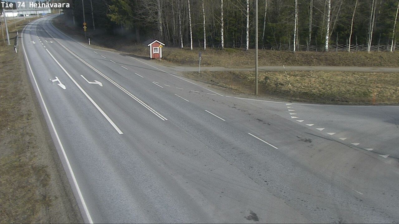 Weather Camera Image Road 74 Joensuu, Heinävaara, Joensuu, Pohjois-Karjala