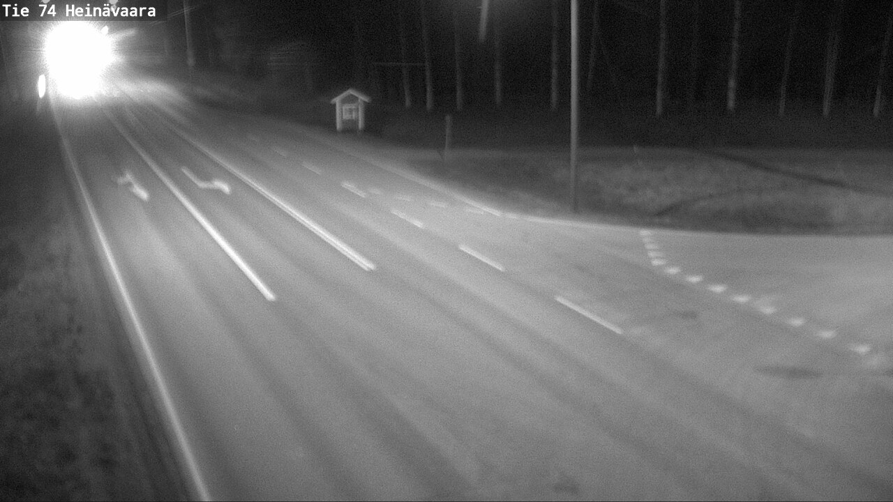 Weather Camera Image Väg 74 Åminne, Heinävaara, Joensuu, Pohjois-Karjala