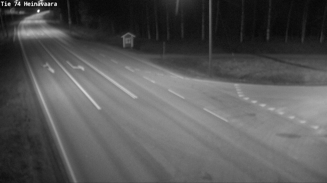 Weather Camera Image Väg 74 Åminne, Heinävaara, Joensuu, Pohjois-Karjala