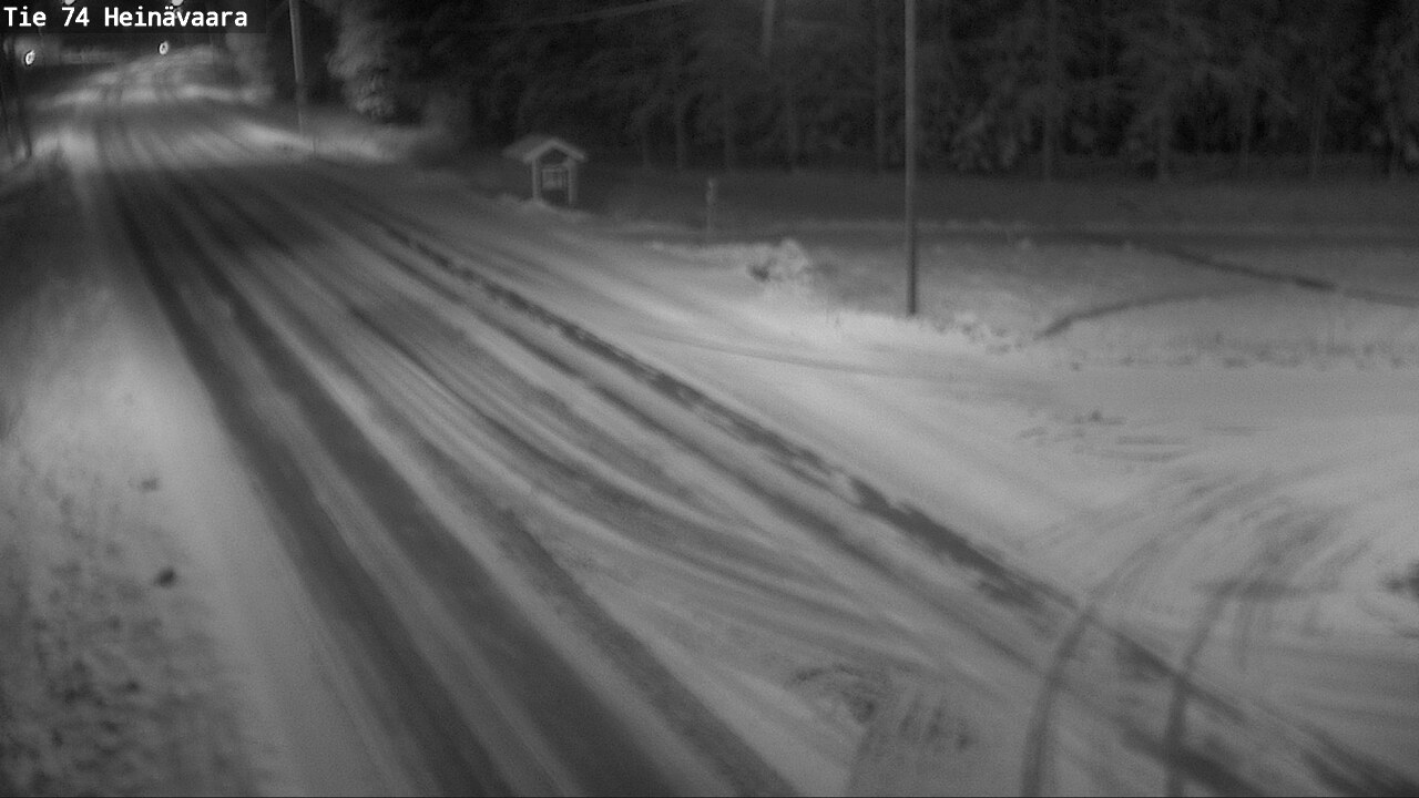 Weather Camera Image Väg 74 Åminne, Heinävaara, Joensuu, Pohjois-Karjala