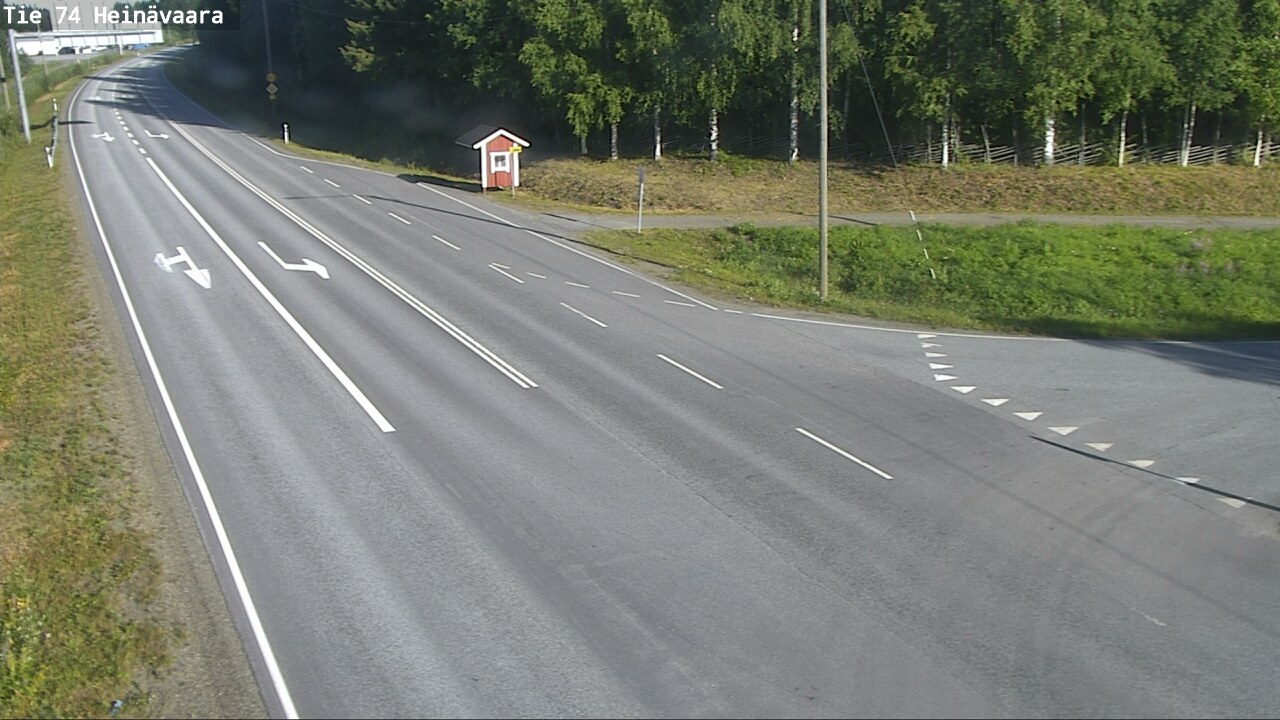 Weather Camera Image Road 74 Joensuu, Heinävaara, Joensuu, Pohjois-Karjala