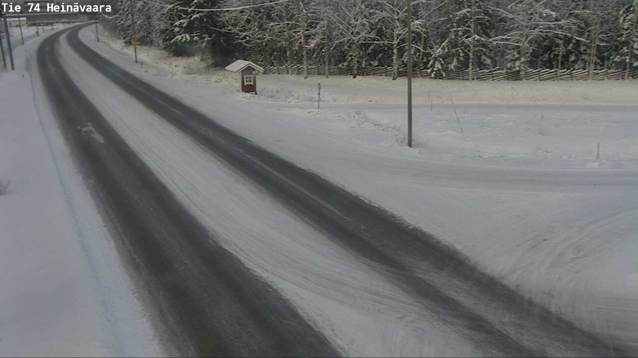 Weather Camera Image Väg 74 Åminne, Heinävaara, Joensuu, Pohjois-Karjala