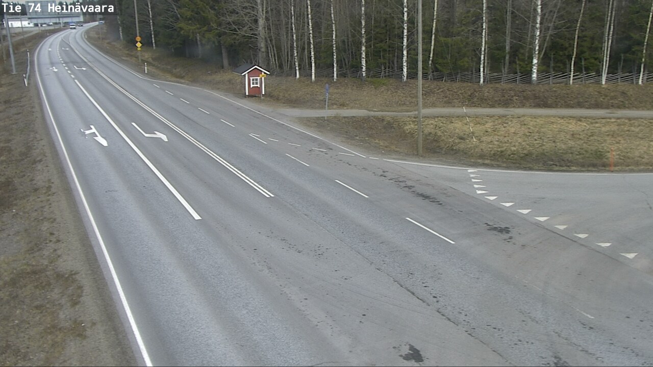 Weather Camera Image Väg 74 Åminne, Heinävaara, Joensuu, Pohjois-Karjala