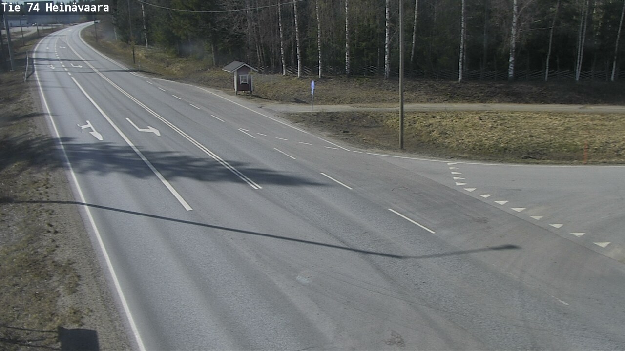 Weather Camera Image Väg 74 Åminne, Heinävaara, Joensuu, Pohjois-Karjala
