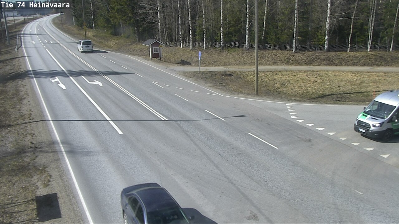 Weather Camera Image Väg 74 Åminne, Heinävaara, Joensuu, Pohjois-Karjala