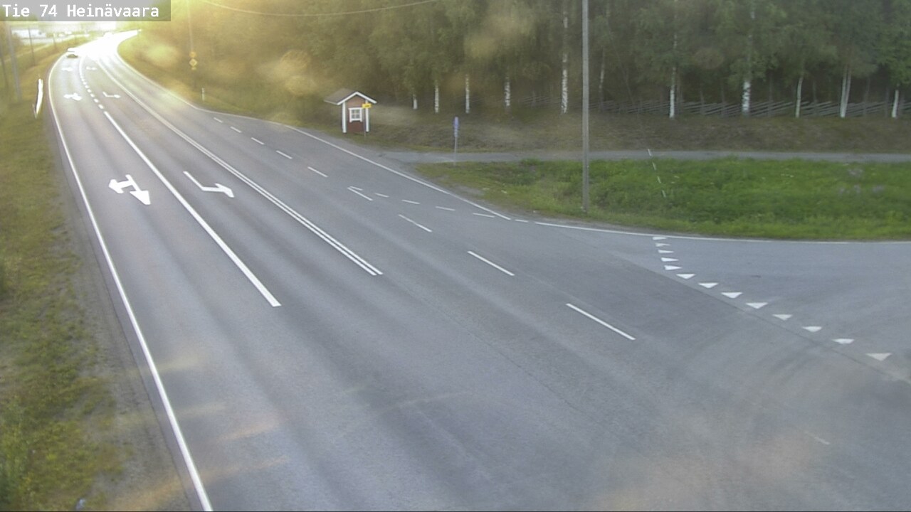 Kelikamerat Kuva Tie 74 Joensuu, Heinävaara, Joensuu, Pohjois-Karjala
