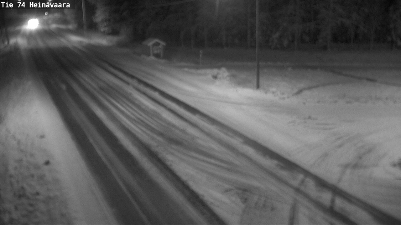 Weather Camera Image Väg 74 Åminne, Heinävaara, Joensuu, Pohjois-Karjala
