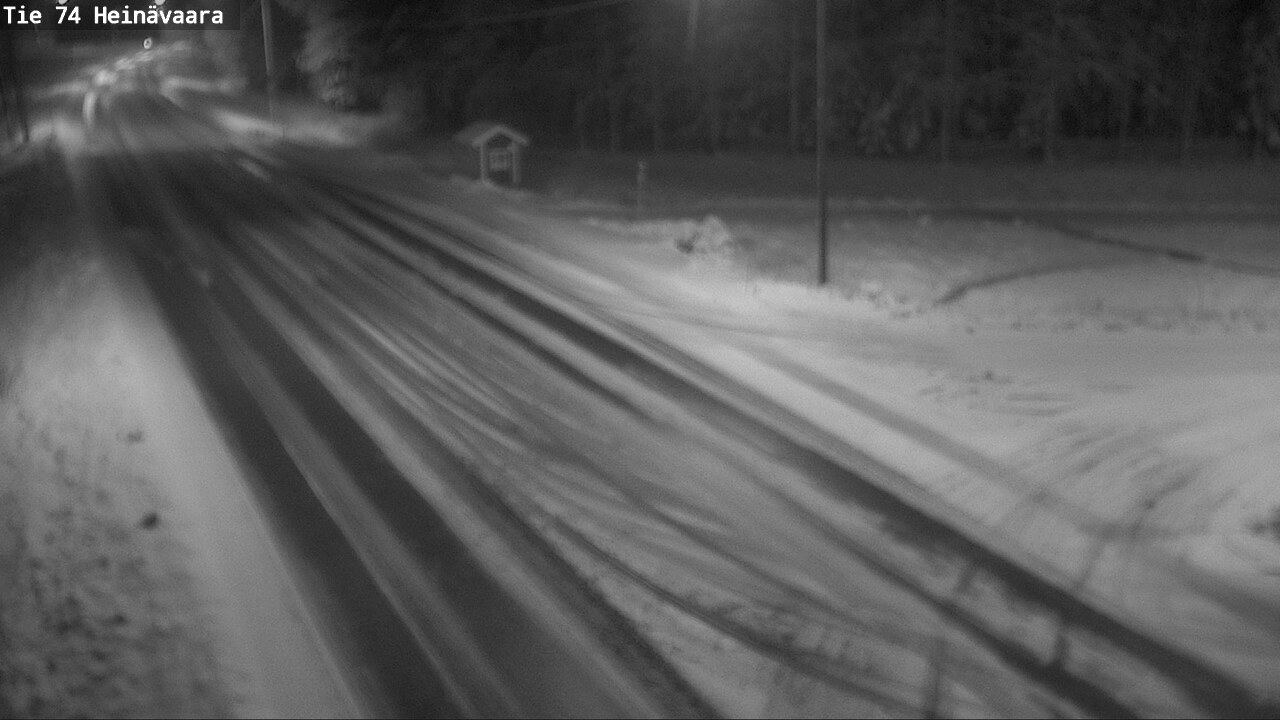 Weather Camera Image Väg 74 Åminne, Heinävaara, Joensuu, Pohjois-Karjala