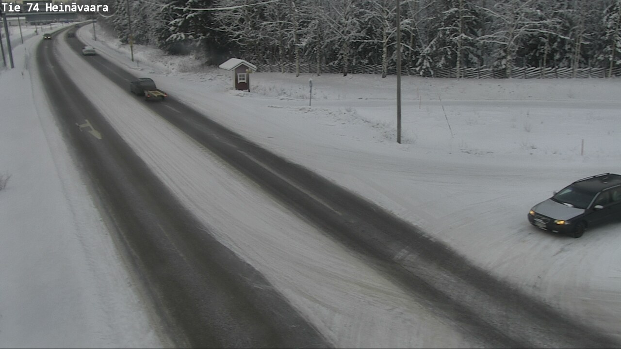 Weather Camera Image Väg 74 Åminne, Heinävaara, Joensuu, Pohjois-Karjala