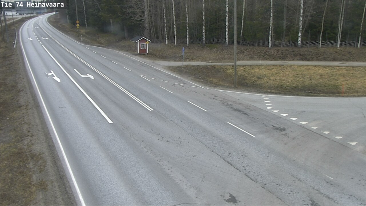 Weather Camera Image Väg 74 Åminne, Heinävaara, Joensuu, Pohjois-Karjala