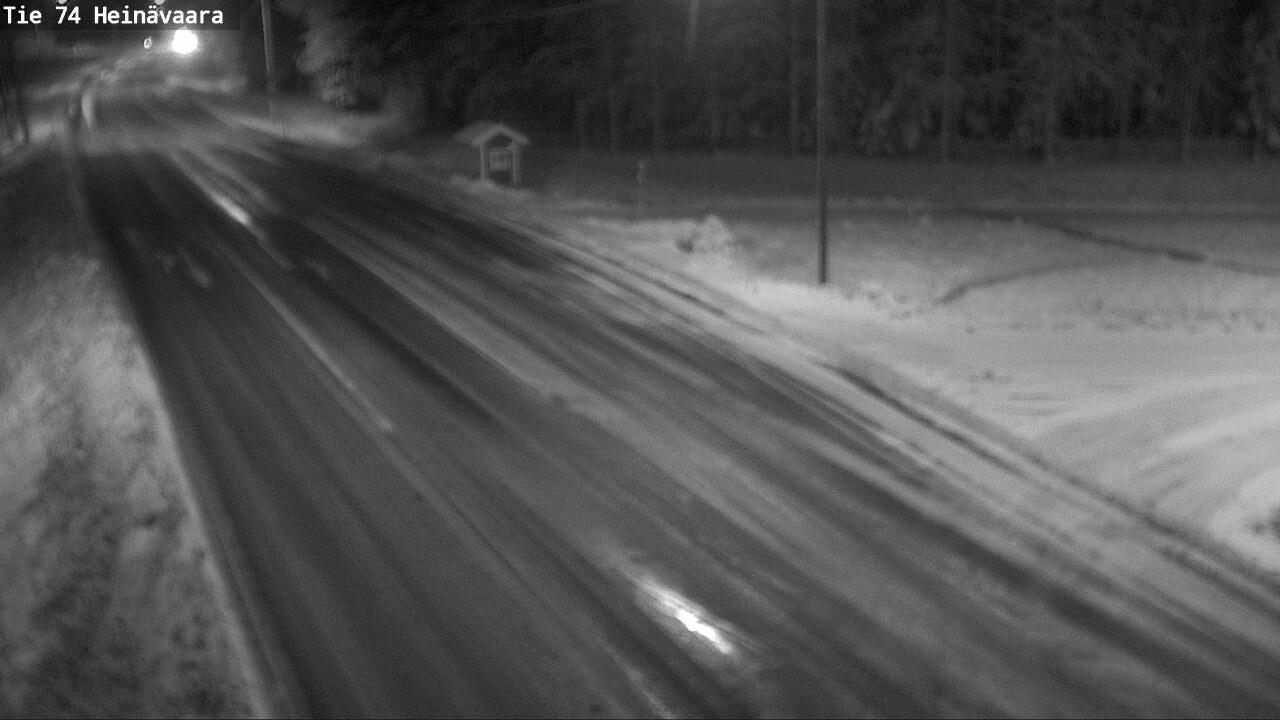 Weather Camera Image Väg 74 Åminne, Heinävaara, Joensuu, Pohjois-Karjala
