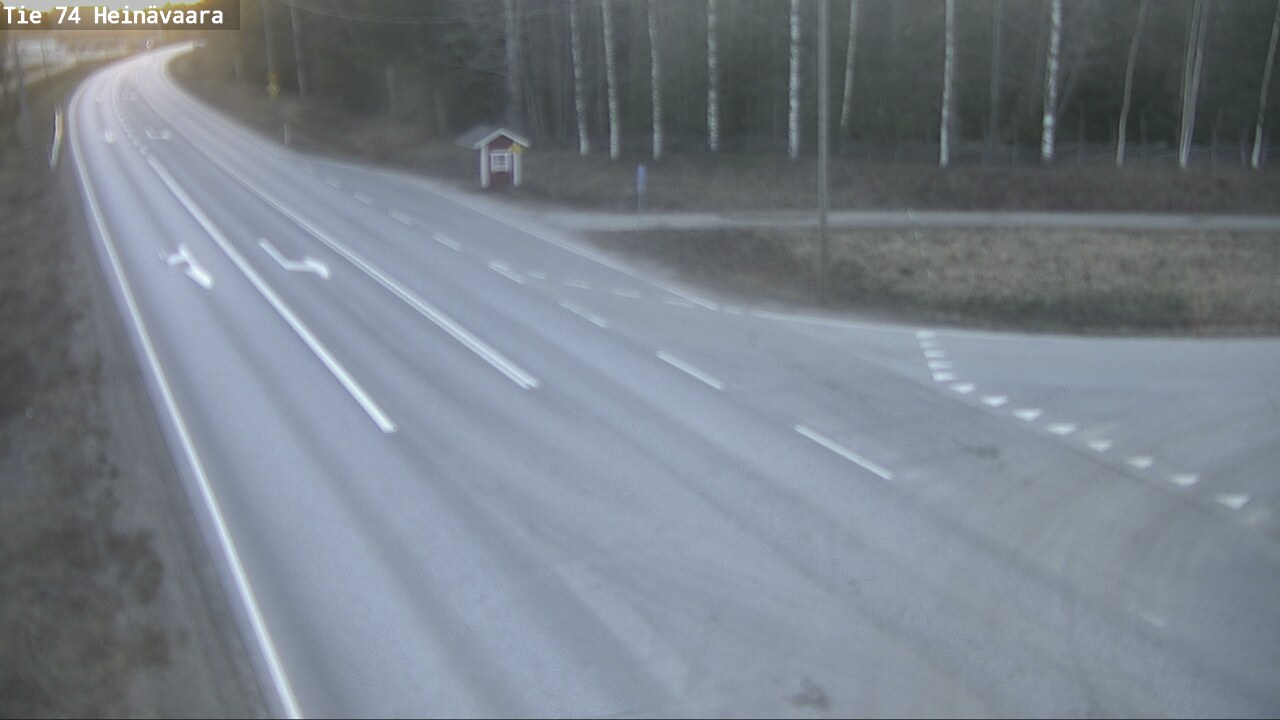 Weather Camera Image Väg 74 Åminne, Heinävaara, Joensuu, Pohjois-Karjala