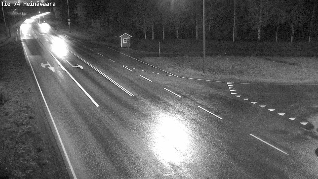 Weather Camera Image Road 74 Joensuu, Heinävaara, Joensuu, Pohjois-Karjala