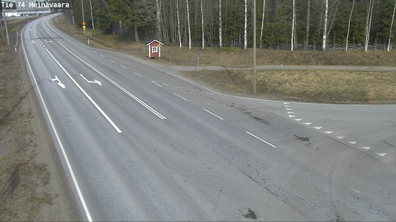 Weather Camera Image Väg 74 Åminne, Heinävaara, Joensuu, Pohjois-Karjala