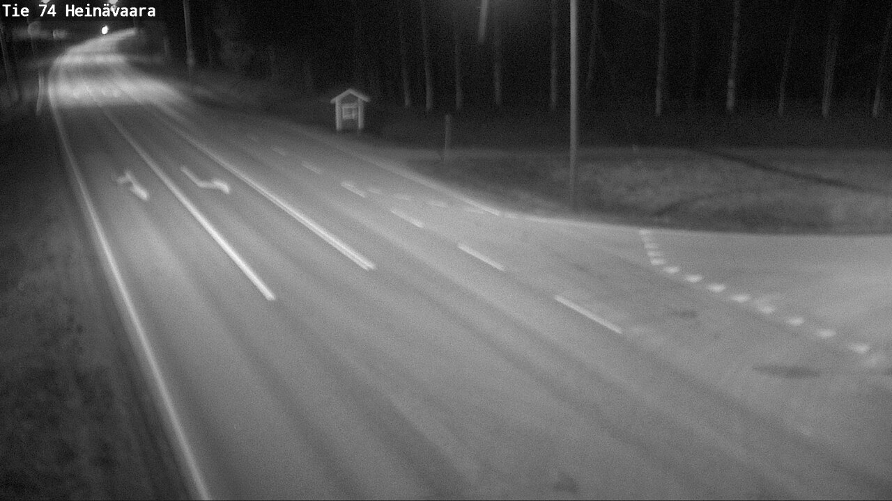Weather Camera Image Väg 74 Åminne, Heinävaara, Joensuu, Pohjois-Karjala