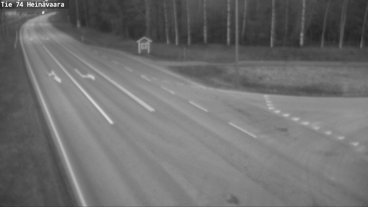 Weather Camera Image Road 74 Joensuu, Heinävaara, Joensuu, Pohjois-Karjala