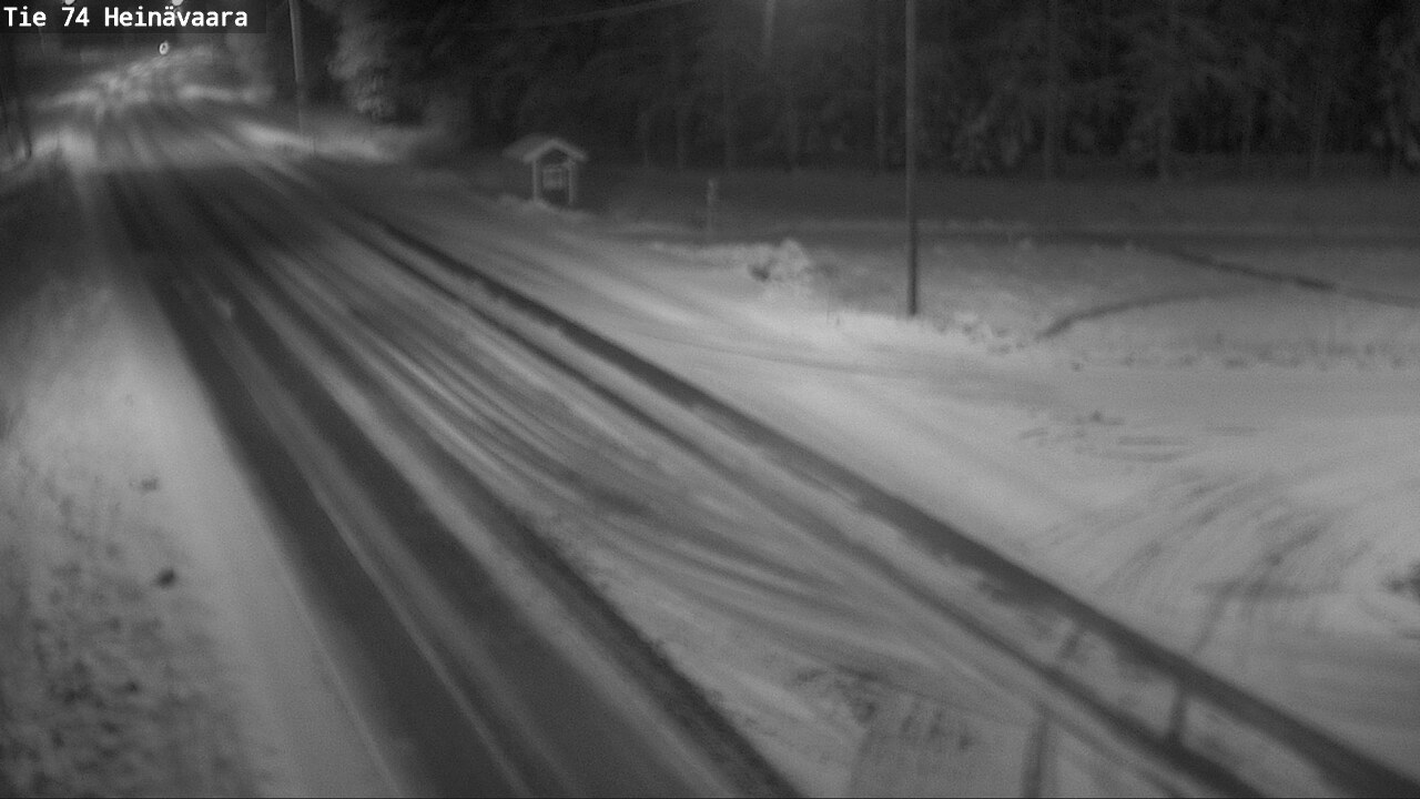 Weather Camera Image Väg 74 Åminne, Heinävaara, Joensuu, Pohjois-Karjala