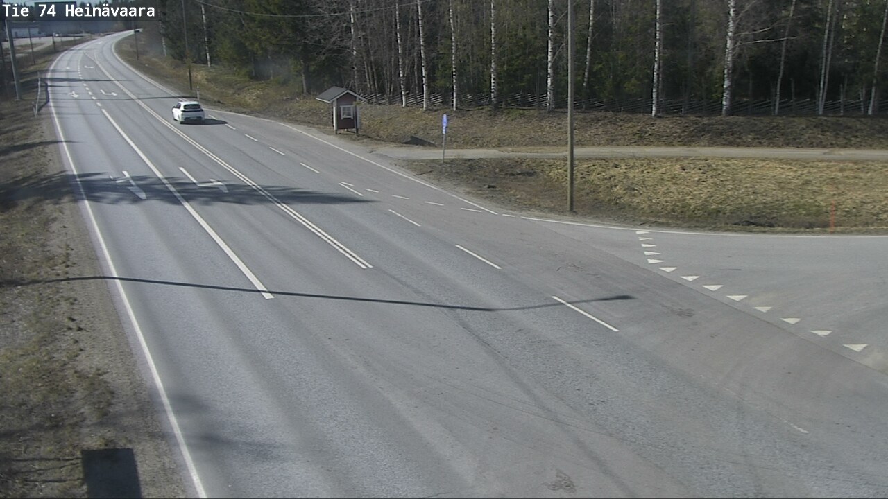 Weather Camera Image Väg 74 Åminne, Heinävaara, Joensuu, Pohjois-Karjala