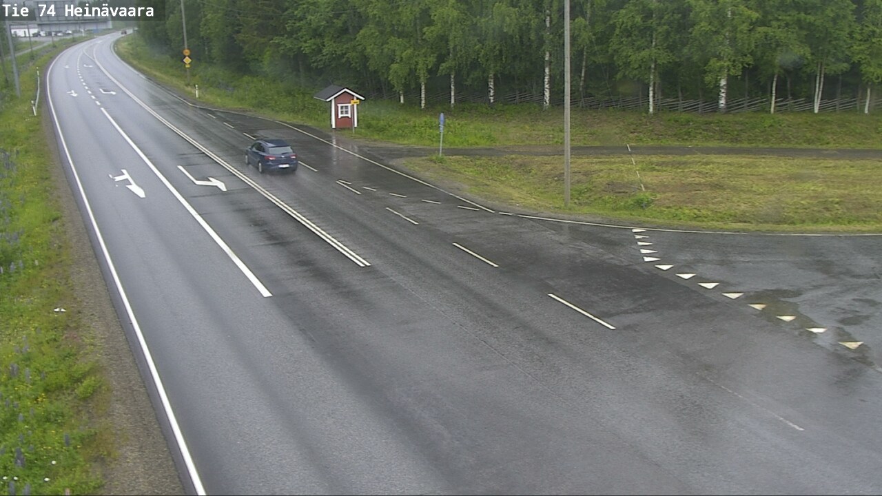 Weather Camera Image Road 74 Joensuu, Heinävaara, Joensuu, Pohjois-Karjala