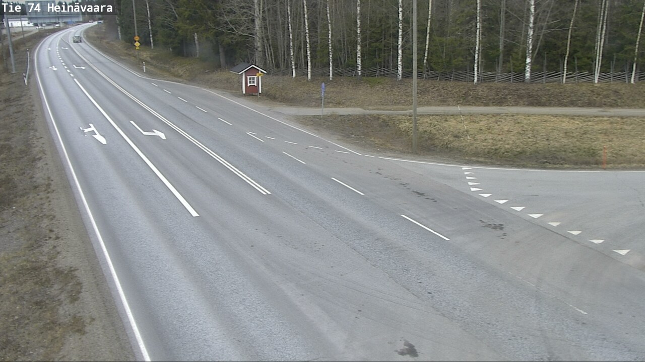 Weather Camera Image Väg 74 Åminne, Heinävaara, Joensuu, Pohjois-Karjala
