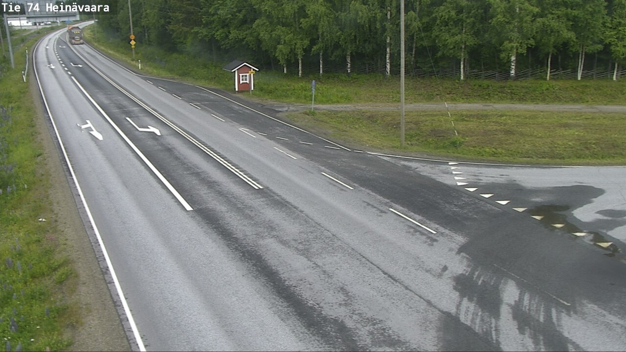 Weather Camera Image Väg 74 Åminne, Heinävaara, Joensuu, Pohjois-Karjala