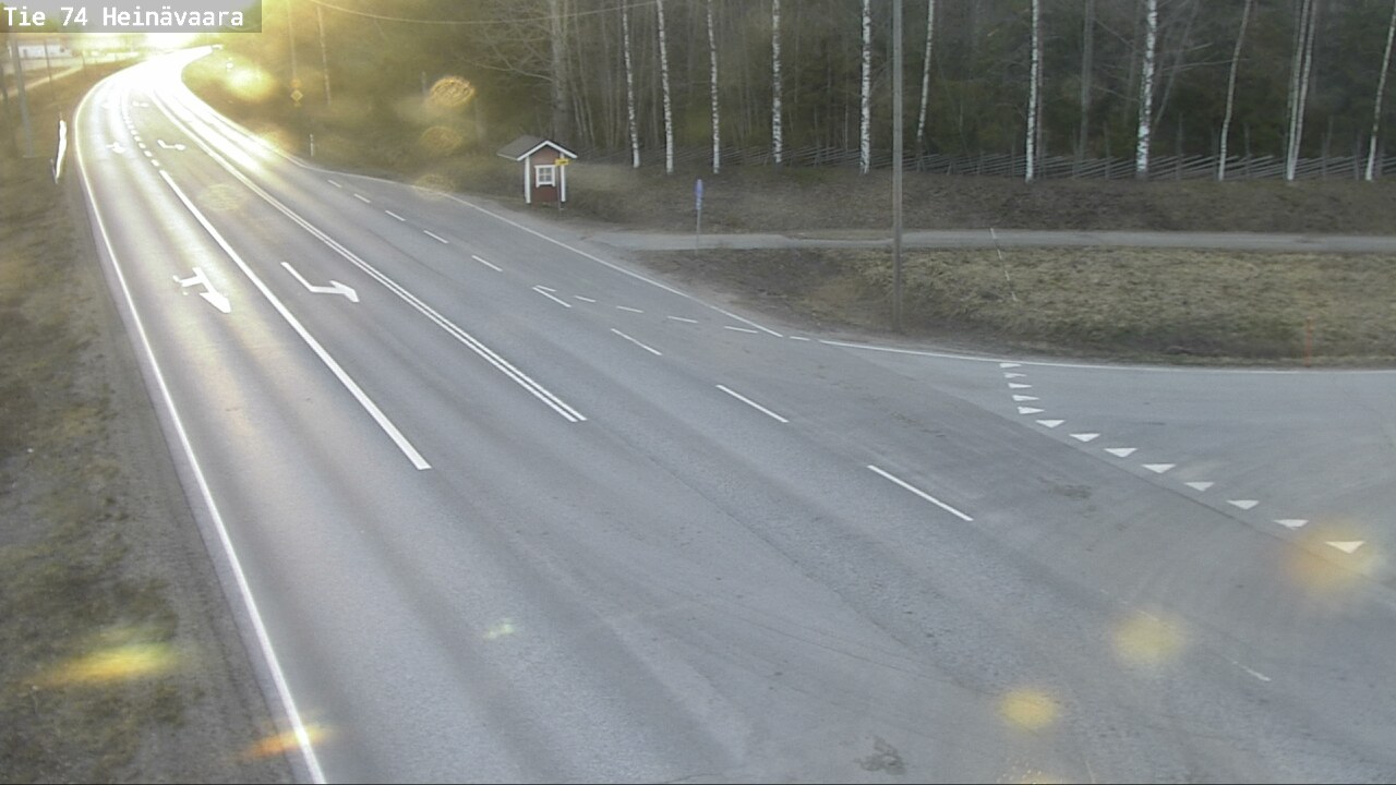 Weather Camera Image Väg 74 Åminne, Heinävaara, Joensuu, Pohjois-Karjala