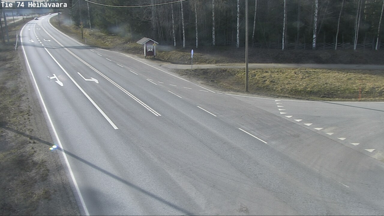 Weather Camera Image Väg 74 Åminne, Heinävaara, Joensuu, Pohjois-Karjala