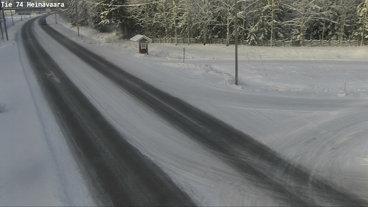 Weather Camera Image Väg 74 Åminne, Heinävaara, Joensuu, Pohjois-Karjala