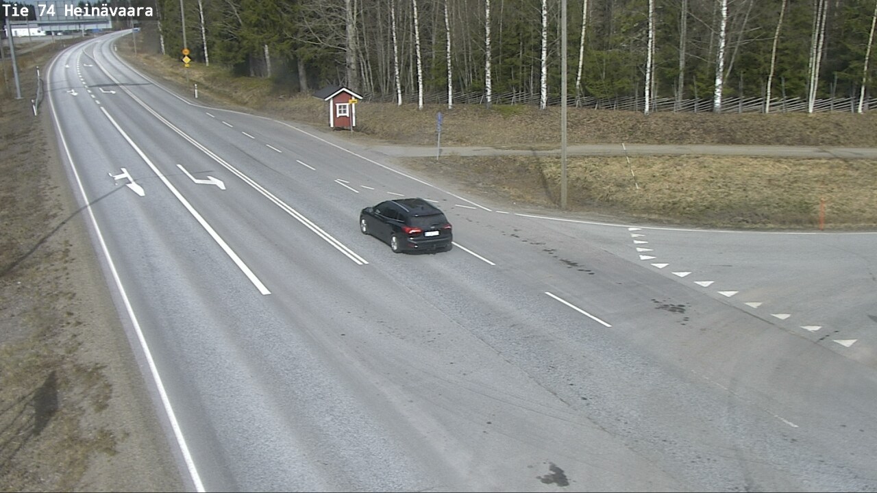 Weather Camera Image Väg 74 Åminne, Heinävaara, Joensuu, Pohjois-Karjala