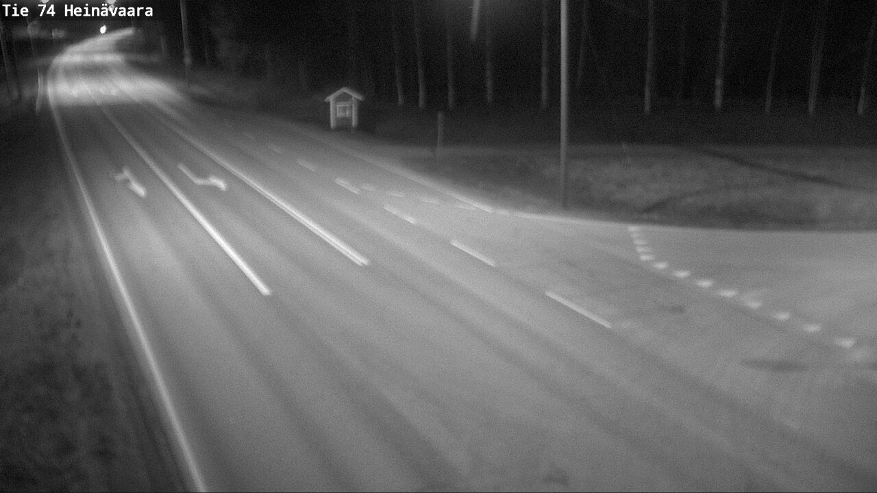 Weather Camera Image Väg 74 Åminne, Heinävaara, Joensuu, Pohjois-Karjala